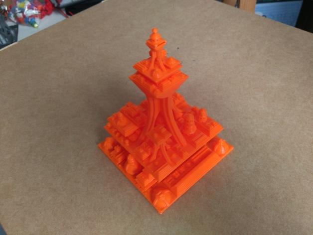 科幻城市建设者3D打印模型