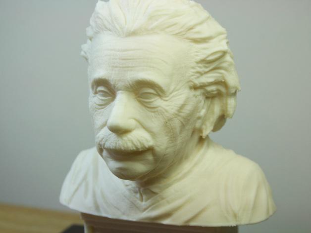 阿尔伯特爱因斯坦的半身像3D打印模型