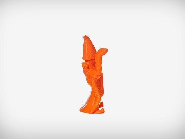 格拉斯顿伯里的龙之罗尔夫向导3D打印模型
