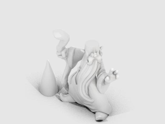 格拉斯顿伯里的龙之塞德里克城堡守卫3D打印模型