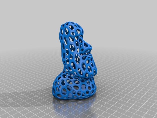 复活岛巨人像3D打印模型