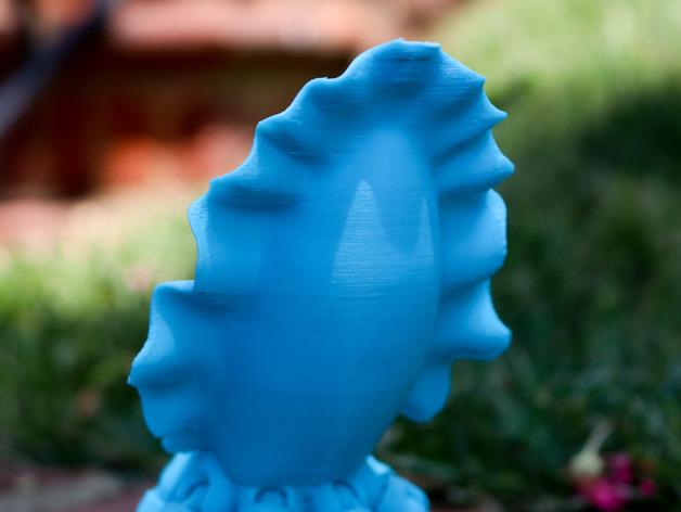 铰链式关节可活动的墨鱼3D打印模型