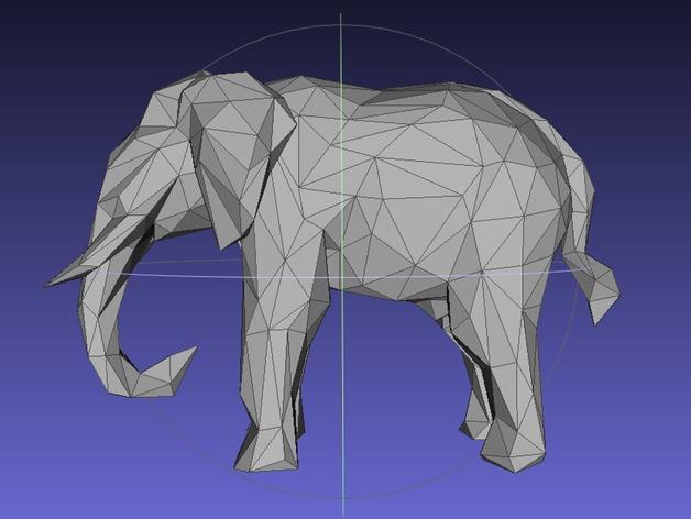 大象3D打印模型