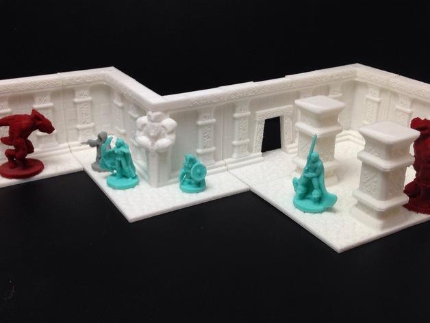 矮人大厅模拟3D打印模型