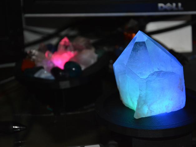 电子水晶3D打印模型