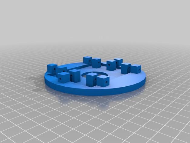 电子水晶3D打印模型