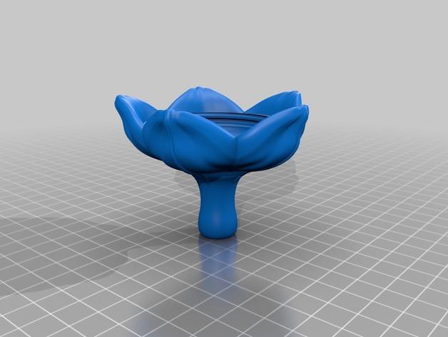 花苞台灯3D打印模型
