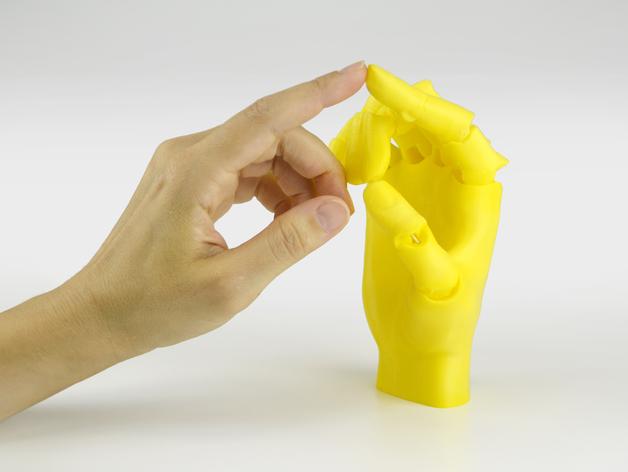 手掌3D打印模型