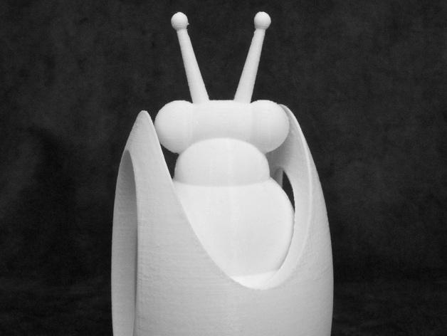 蛋蛋外星人3D打印模型