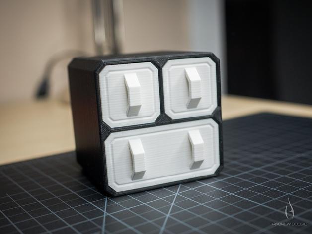 小零件存储箱3D打印模型