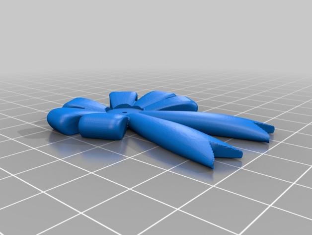 花环和丝带胸针3D打印模型