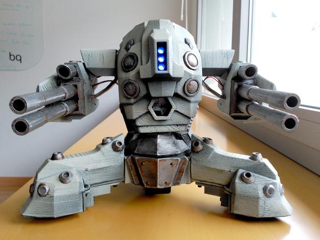 机器人锤头3D打印模型