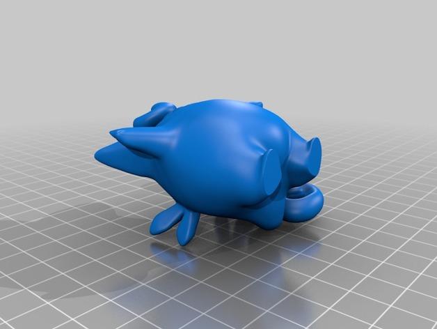 神奇宝贝皮皮3D打印模型