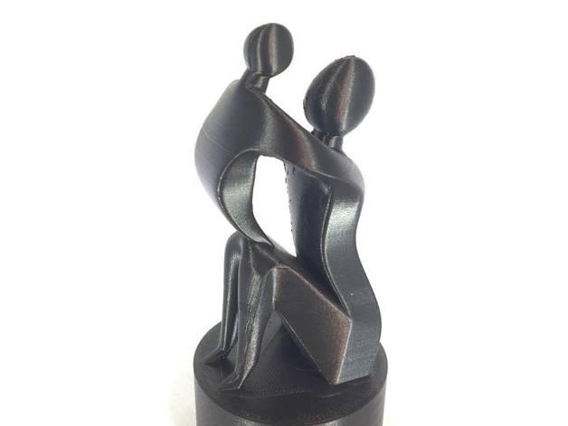 母亲节的雕塑3D打印模型