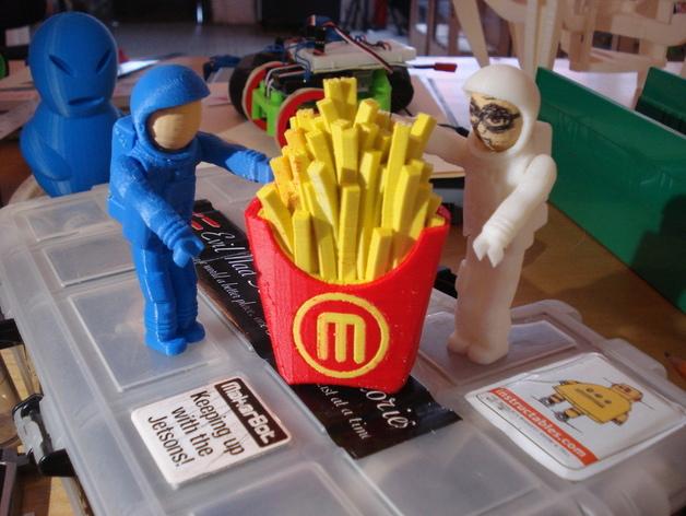 小份薯条3D打印模型