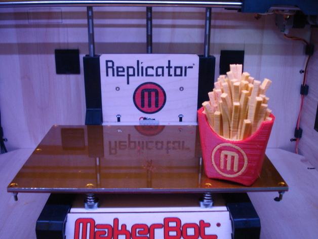 小份薯条3D打印模型