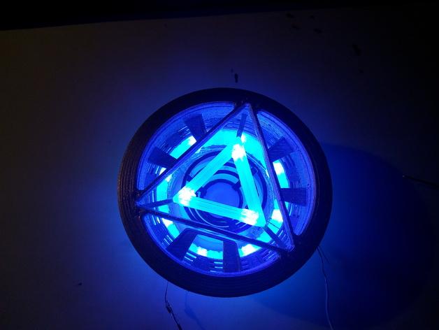 钢铁侠能量灯3D打印模型