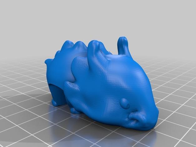 装饰猫和恐龙3D打印模型