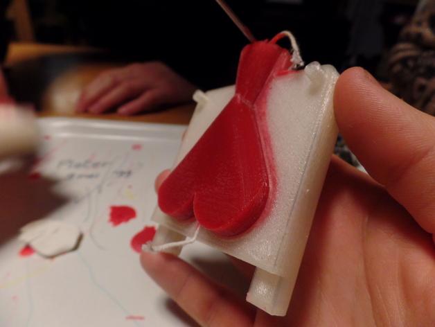 蜡烛心模3D打印模型