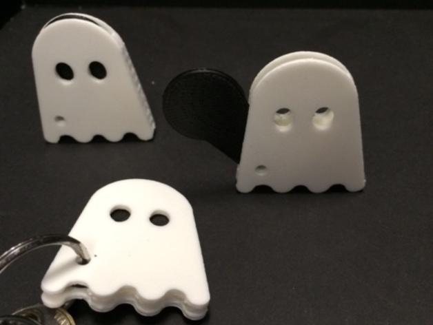 幽灵硬币钥匙扣3D打印模型