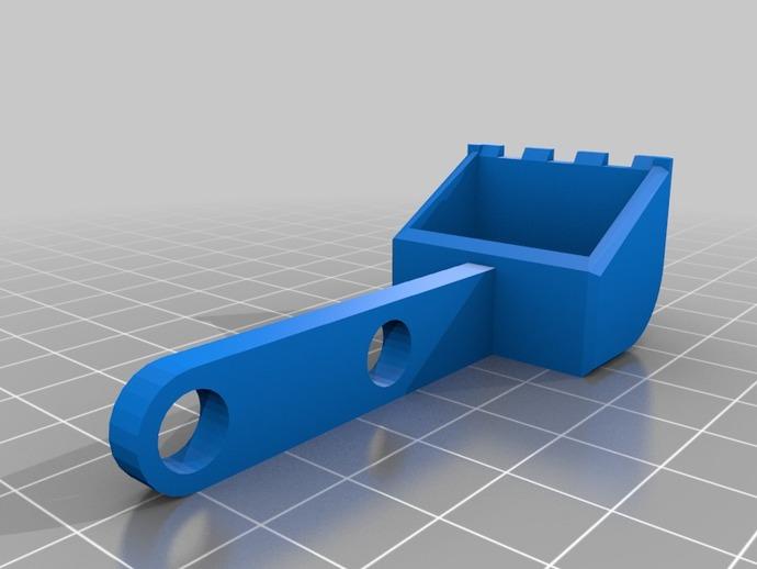 迷你手动挖掘机3D打印模型
