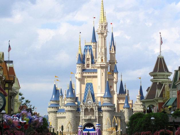 迪士尼城堡3D打印模型