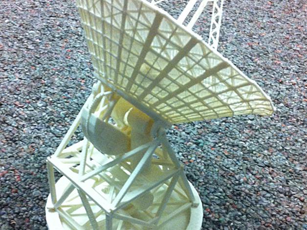 深空网络波束波导站3D打印模型