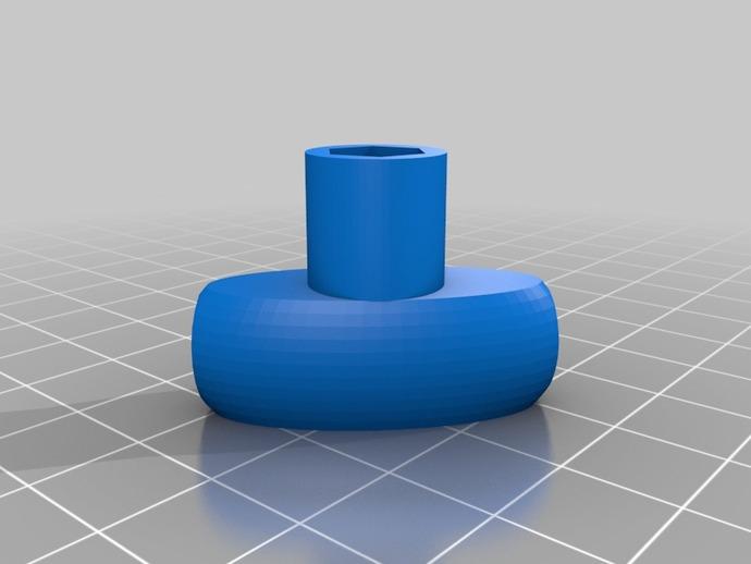 M5蝶形螺母3D打印模型
