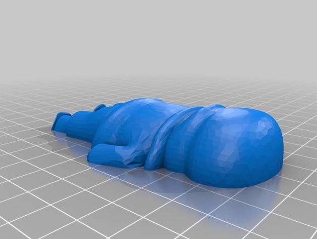 小怪物3D打印模型