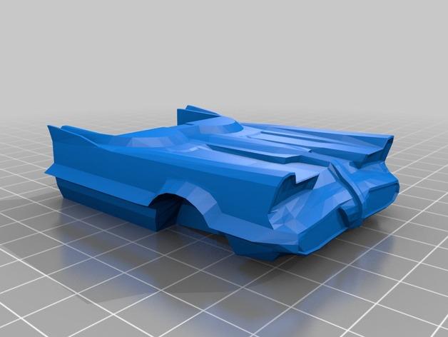 经典蝙蝠车3D打印模型