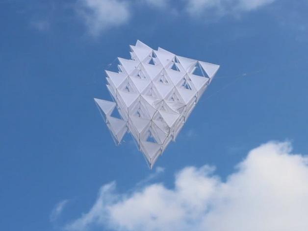开放的风筝3D打印模型