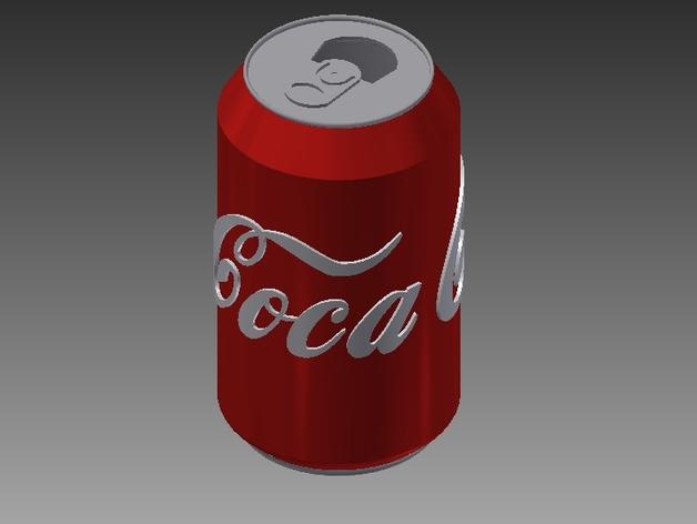 可乐瓶3D打印模型