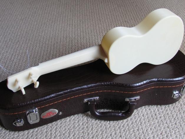 女高音四弦琴3D打印模型