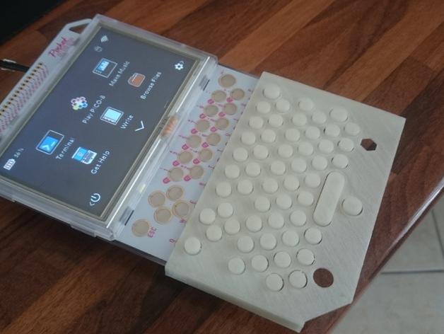 PocketCHIP便携式计算器外接键盘与笔3D打印模型