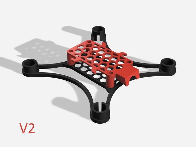 mini四轴飞行器105FPV3D打印模型