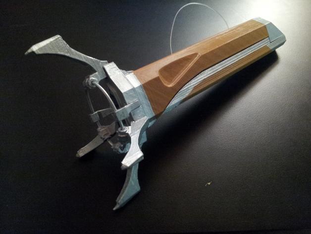 耻辱Dishonored科尔沃的刀3D打印模型