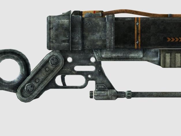 辐射Fallout 激光步枪3D打印模型