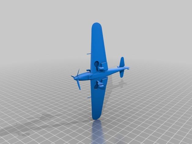 ME109战斗机3D打印模型