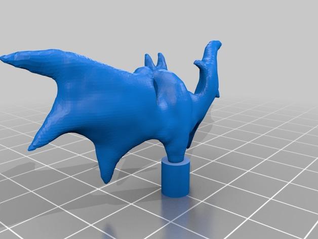 万圣节南瓜蝙蝠3D打印模型