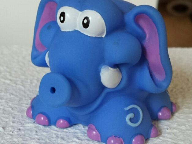 胖大象3D打印模型