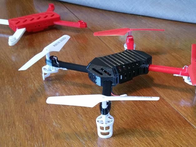 四轴飞行器 无人机3D打印模型