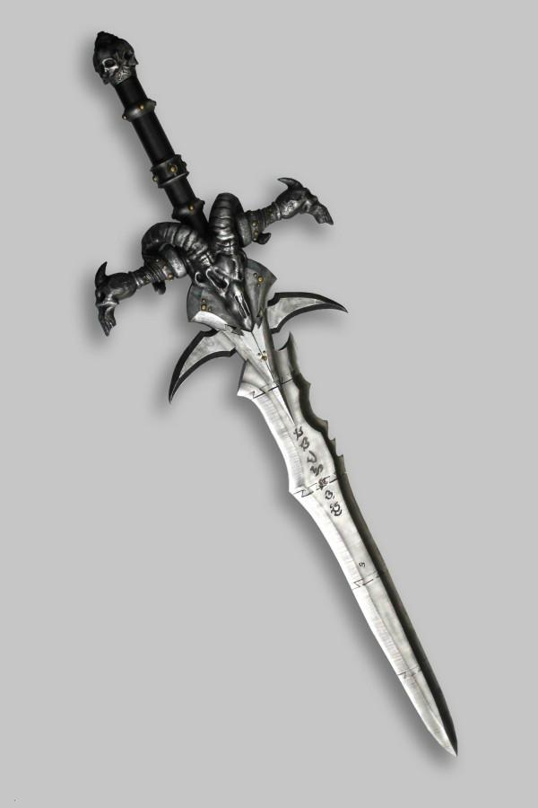 魔兽世界 霜之哀伤 诅咒之剑3D打印模型