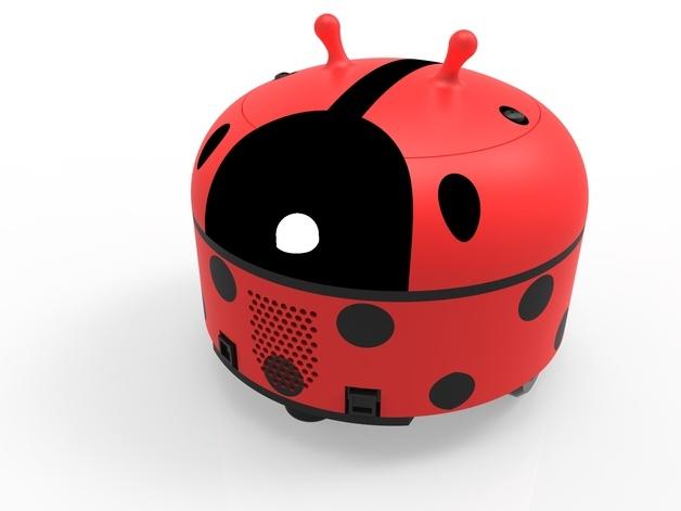迷你智能机器人3D打印模型