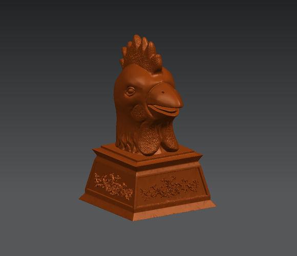 十二生肖圆明园兽首铜像模型3D打印模型