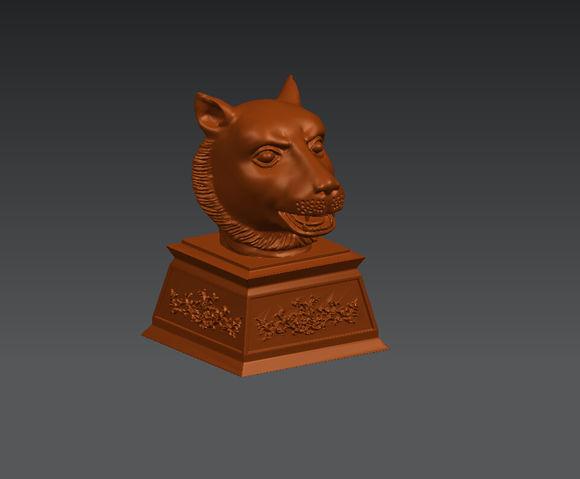 十二生肖圆明园兽首铜像模型3D打印模型