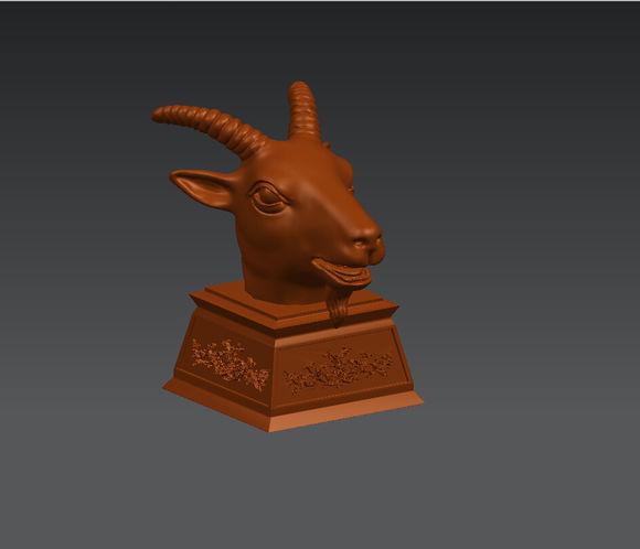 十二生肖圆明园兽首铜像模型3D打印模型