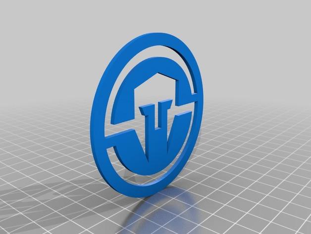英雄联盟LOL徽章3D打印模型