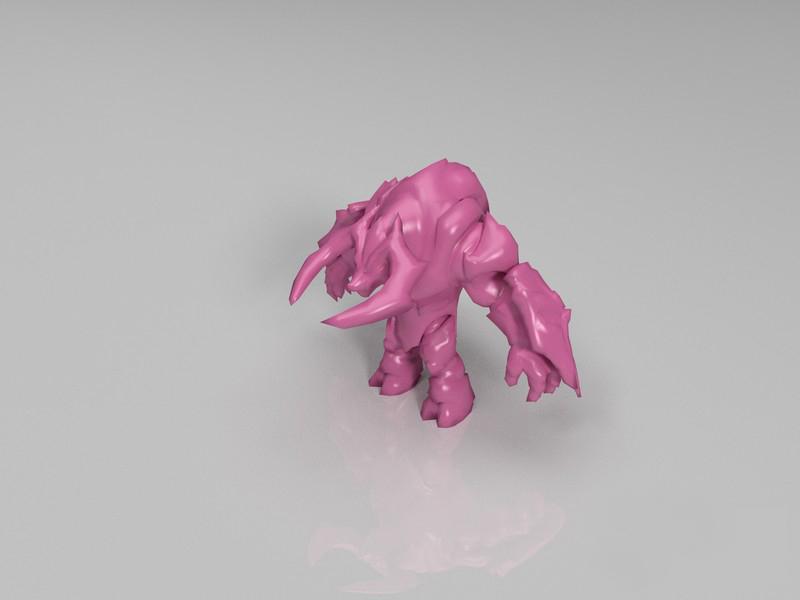 英雄联盟LOL 牛头酋长 全皮肤造型3D打印模型
