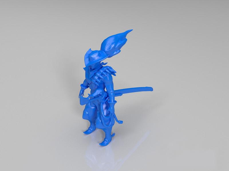 英雄联盟LOL 亚索3D打印模型