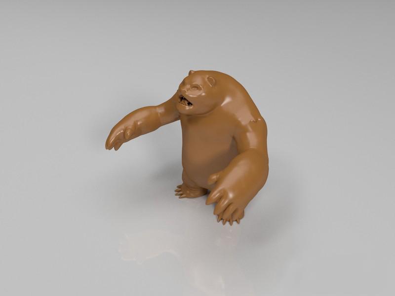 英雄联盟LOL 细化泰迪熊3D打印模型